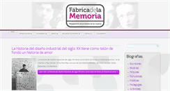 Desktop Screenshot of fabricadelamemoria.com